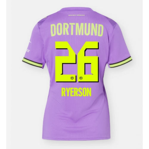 Borussia Dortmund Julian Ryerson #26 Maglia Gara Terza Repliche 2026-27 Donna Maniche Corte Borussia Dortmund Julian Ryerson #26 Maglia Gara Terza Repliche 2026-27 Donna Maniche Corte